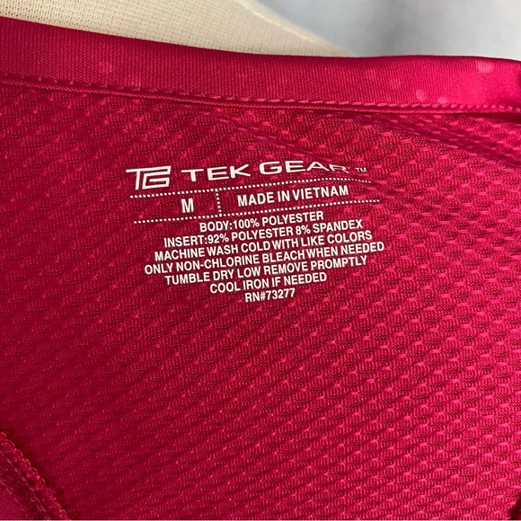 Tek Gear Pink Workout Tee Size Medium - Picture 5 of 5